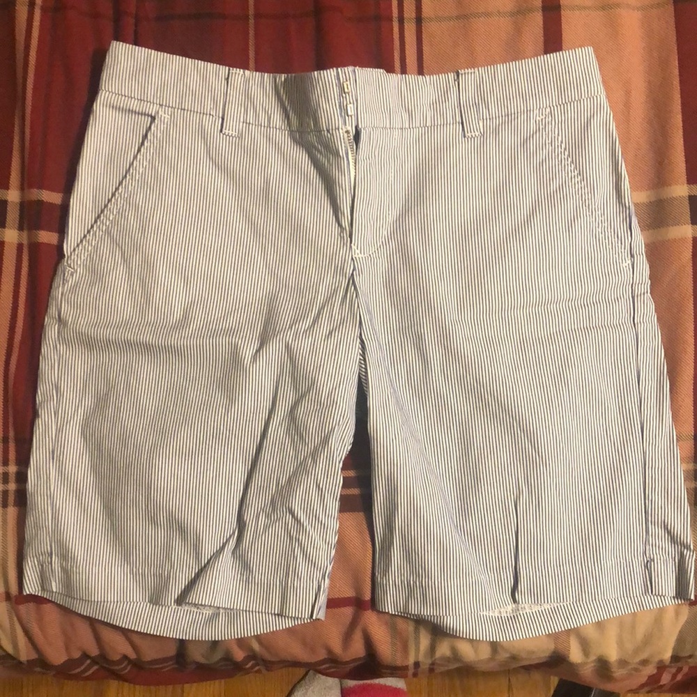 Blue/white shorts worn only twice